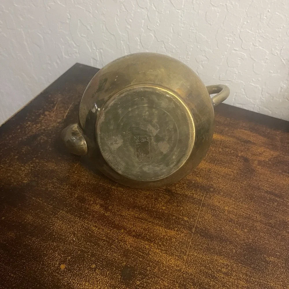 Vintage Brass Tea kettle With Handle